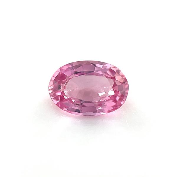 パパラチアサファイア ルース 0.566ct【品質保証書/ジェムグレーディングシステムジャパン・ソーティング付】