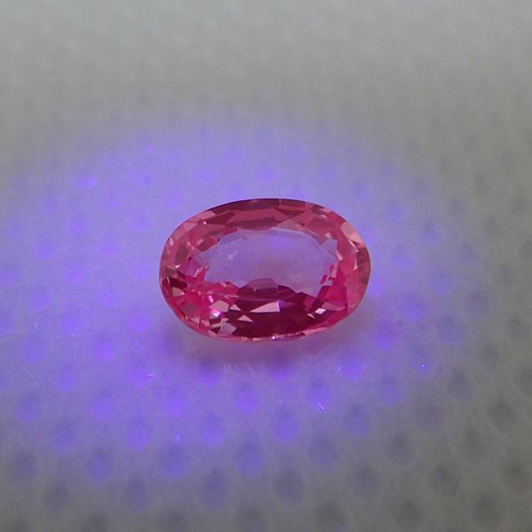 パパラチアサファイア ルース 0.566ct【品質保証書/ジェム