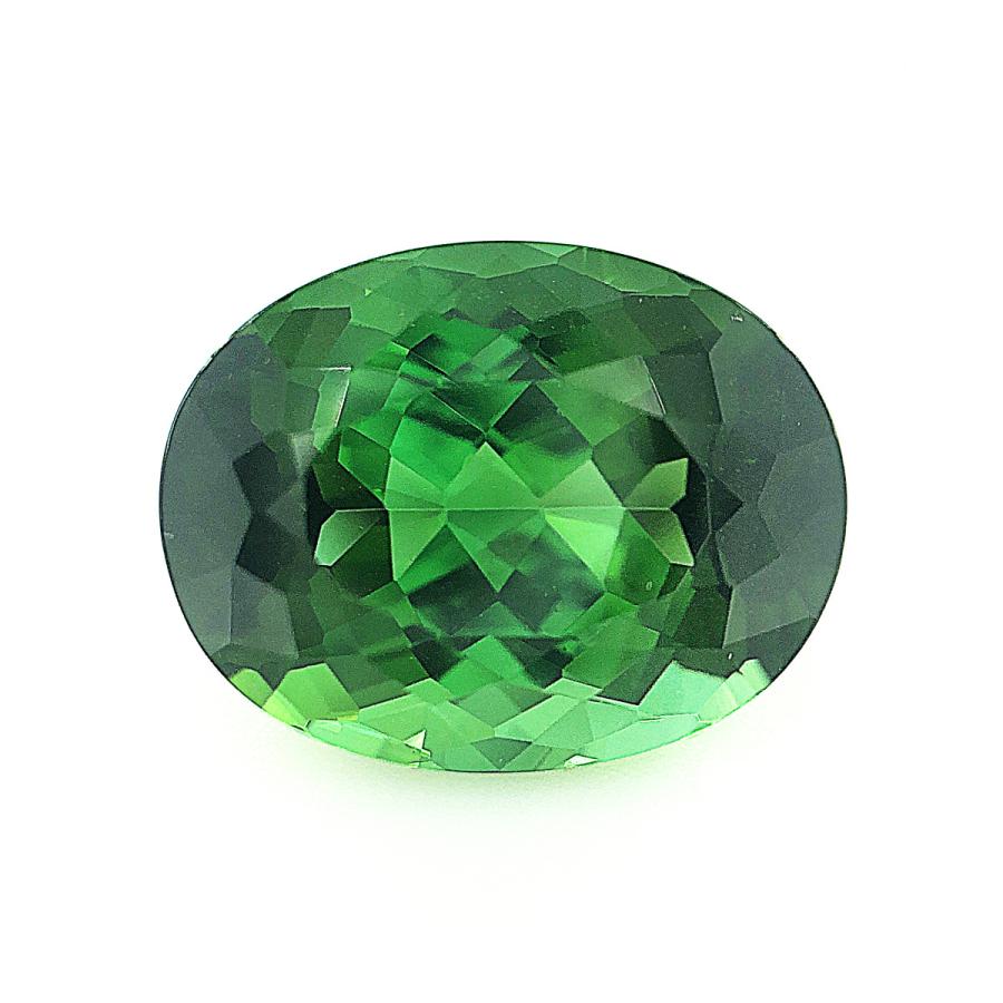 ブラジル産グリーントルマリン ルース 5.92ct 【品質保証書/宝石鑑別 