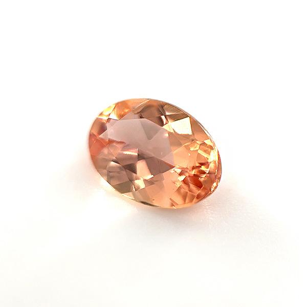 ブラジル産インペリアルトパーズ ルース 0.76ct【品質保証書/宝石鑑別書付】の画像