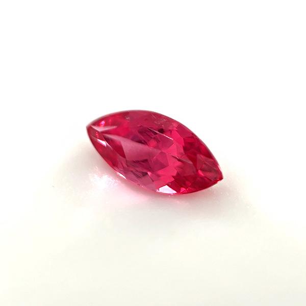 レディッシュピンクスピネル ルース 0.40ct【品質保証書/宝石鑑別書付】の画像