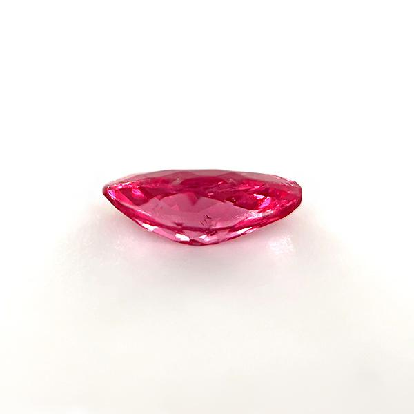 レディッシュピンクスピネル ルース 0.40ct【品質保証書/宝石鑑別書付】の画像
