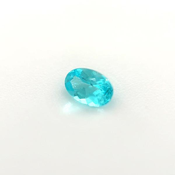 ブラジル産パライバトルマリン ルース　0.076ct【品質保証書/日独宝石研究所ソーティング付】の画像