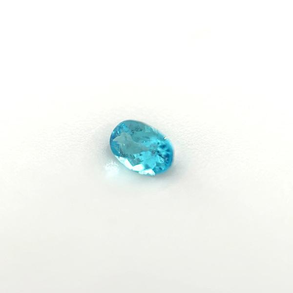 ブラジル産パライバトルマリン ルース　0.070ct【品質保証書/日独宝石研究所ソーティング付】の画像