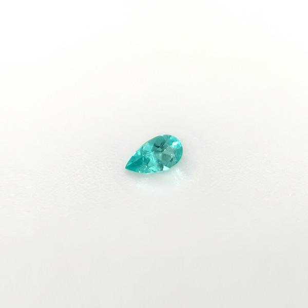 ブラジル産パライバトルマリン ルース　0.03ct【品質保証書/宝石鑑別書付】の画像
