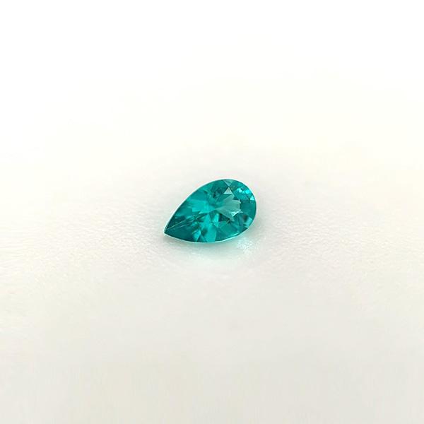ブラジル産パライバトルマリン ルース　0.05ct【品質保証書/宝石鑑別書付】の画像