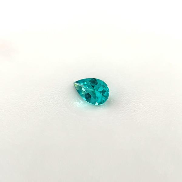 ブラジル産パライバトルマリン ルース　0.05ct【品質保証書/宝石鑑別書付】の画像