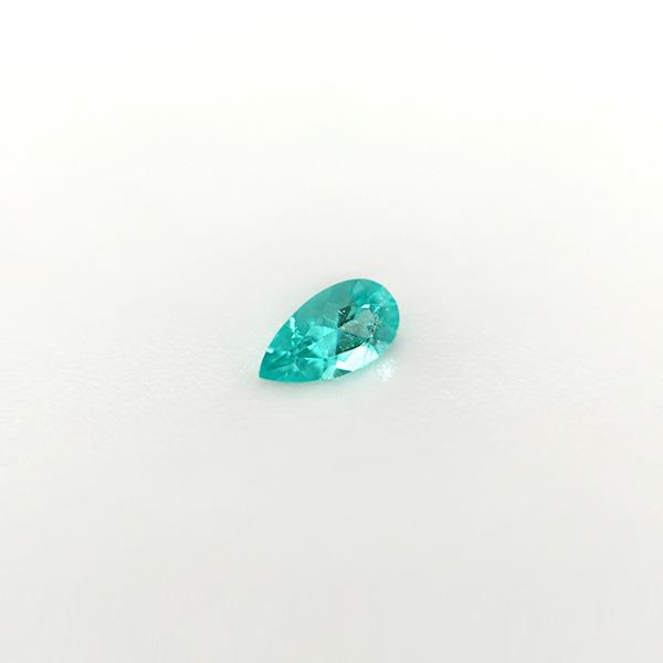 ブラジル産パライバトルマリン ルース　0.05ct【品質保証書/宝石鑑別書付】の画像