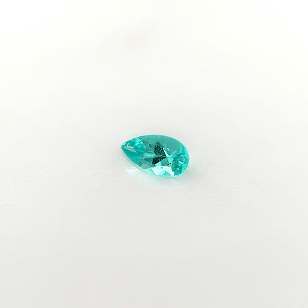 ブラジル産パライバトルマリン ルース　0.05ct【品質保証書/宝石鑑別書付】の画像