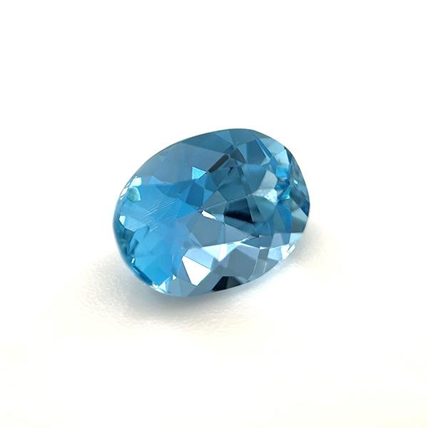 サンタマリア　アクアマリン ルース 1.16ct【品質保証書/宝石鑑別書付】の画像