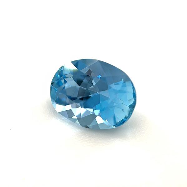 サンタマリア　アクアマリン ルース 1.16ct【品質保証書/宝石鑑別書付】の画像