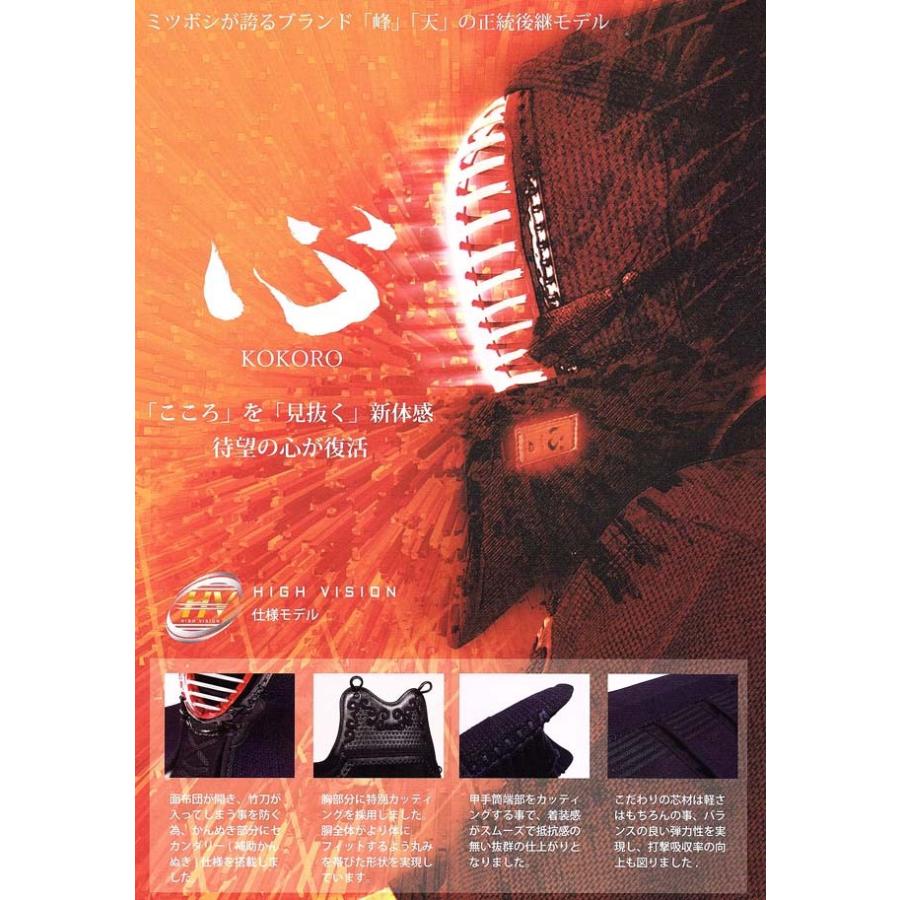 ミツボシ 剣道胴 剣道防具 胴 ミツボシ製 心 5mm織刺 形状記憶芯材 胴