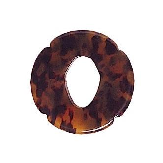 木刀 鍔 べっ甲調木刀用鍔 Tortoise style Tsuba for Bocken : KENDO
