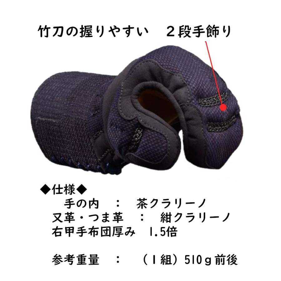 剣道防具 小手 甲手 日武 エアフィット十字刺仕立(軽量6.0m/m 剣道防具 小手 甲手 日武 エアフィット十字刺仕立(軽量6.0m/m