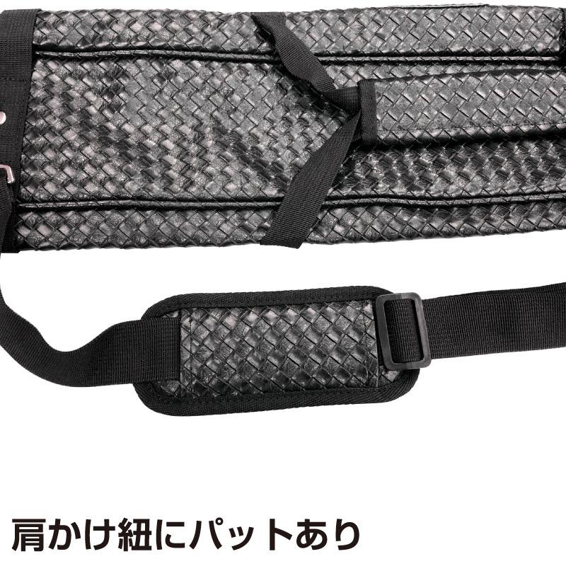 剣道 竹刀袋 本革風メッシュ調竹刀袋（5本入） (希望者には刺繍