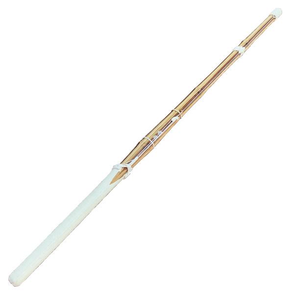 剣道 燻煙竹刀完成品 焔鐵 （銀）〜ほむらくろがね〜 直刀タイプ（白吟