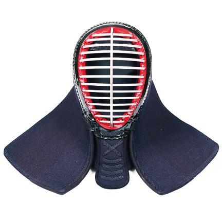 ミツボシ 剣道防具 セット 天 アスリート 6.0m/m織刺（ヘリ紺鹿革仕立