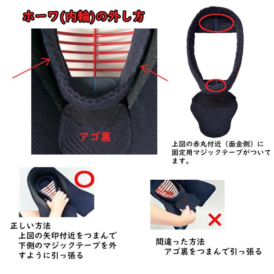剣道面 剣道防具 面 松勘 活人織刺調ジャージ防具 面単品 少年用