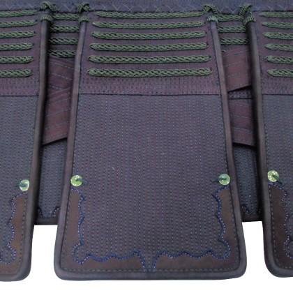 お得な面 ・ 垂セット 剣道 日武 龍閃 織刺面 柔 ・ 龍閃4.0m/m織刺垂セット(中 ・ 大サイズ) 