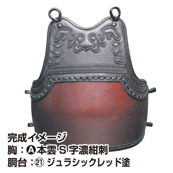 ミツボシ 剣道胴 剣道防具 胴 日武 セミオーダー変わり塗胴（50本型