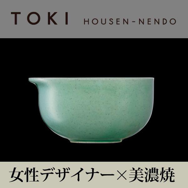 美濃焼「TOKI」シリーズ A-bowl ライトグリーン｜housengama-store