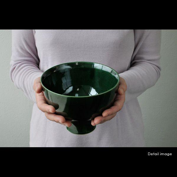 美濃焼「TOKI」シリーズ T-deep bowl グリーン |  | 02