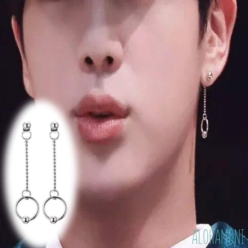 殿堂 フェイクピアス 片耳 BTS イヤリング 韓国 ジョングウ シルバー ピアス フェイクピアス 片耳 BTS イヤリング 韓国 ジョングウ シルバー ピアス
