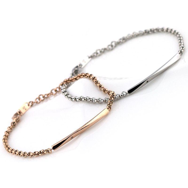 ペアブレスレット サージカルステンレススチール(316L) ダイヤモンド ZTB415 Zanipolo Terzini ザニポロ・タルツィ 316L サージカルステンレススチール ダイヤモンド ZTB415 Zanipolo Terzini ザニポロ タルツィ