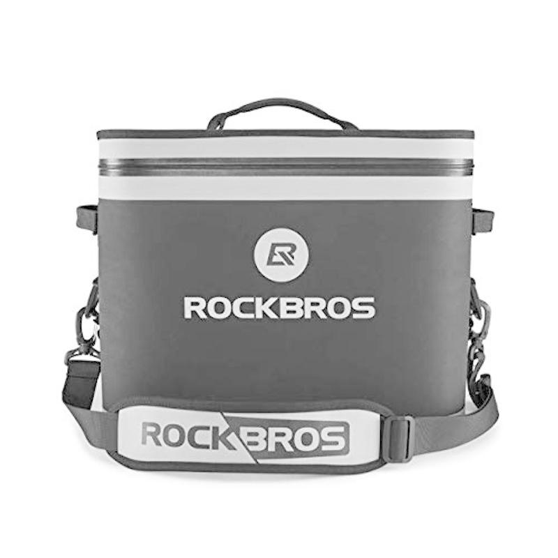 ROCKBROS(ロックブロス)クーラーボックス ソフトクーラー 超保冷 釣り キャンプ BBQ 全面防水 大容量 軽量 手提げ 肩掛け 両