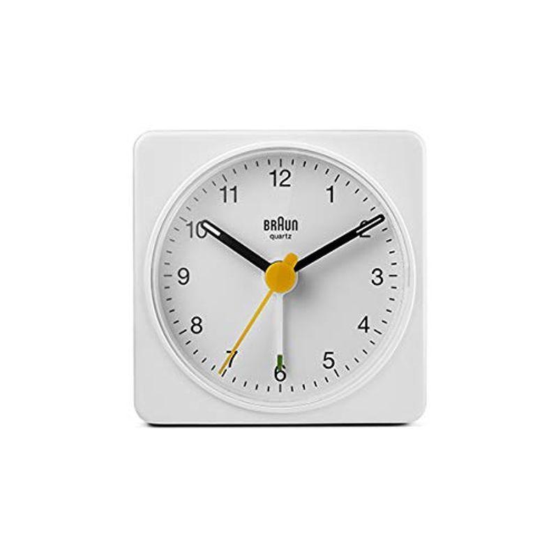 新入荷 Braun Alarm Clock ブラウン アラーム クロック 02b 時計 ホワイト 白 置き時計 目覚まし時計 トラベル