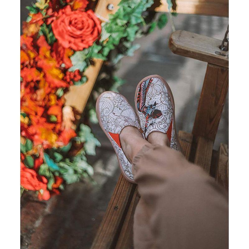 UIN 超軽量 シューズ レディース スリッポン キャンバススニーカー 女性用スニーカー レディース靴 カジュアル ウォーキングシューズ ル 超軽量 シューズ レディース スリッポン キャンバススニーカー 女性用スニーカー レディース靴 カジュアル ウォーキングシューズ ル