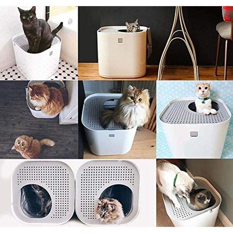 正規品 モデコ(modko) モデキャットリターボックス ホワイト 約幅41cm x 奥行41cm x 高さ38cm 【2261640722】(11562円)