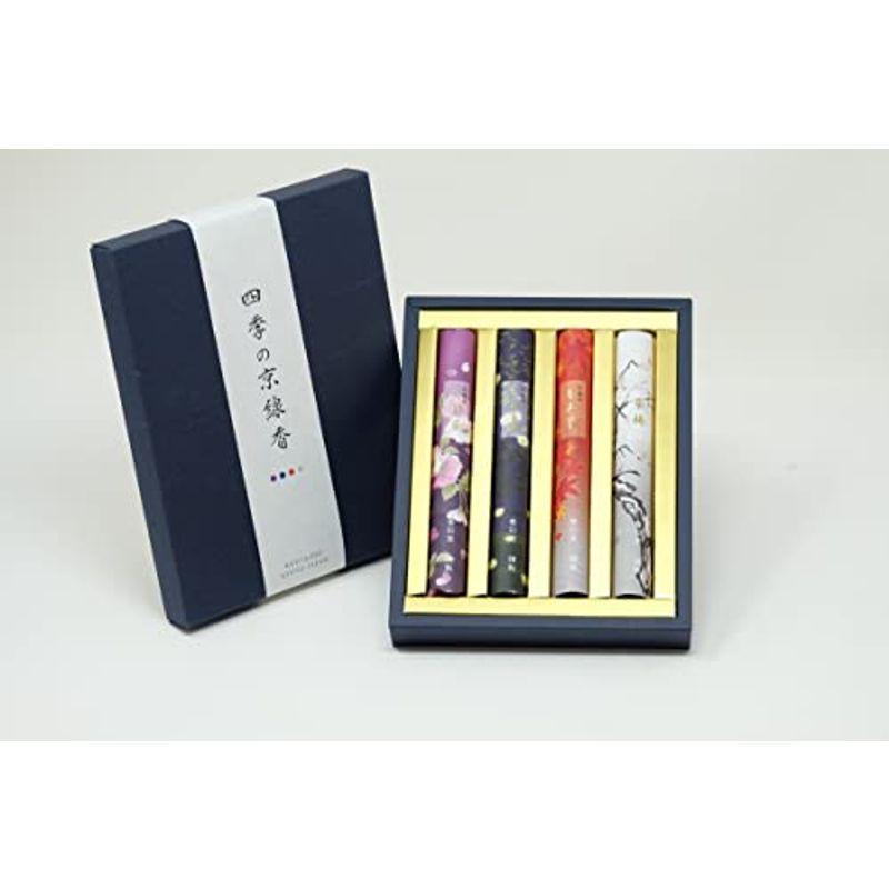 お悔やみの挨拶文付き 四季の京線香 ４種類のアソート 八重桜 さらそう樹 もみじ 白梅の香り 包装 御供入り熨斗付き 新盆 喪中見舞い House Of Candy 通販 Yahoo ショッピング