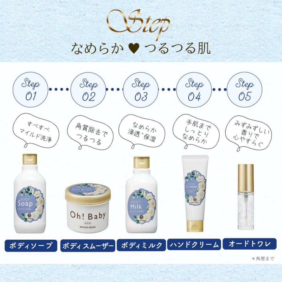 HOUSE OF ROSE（ハウスオブローゼ） ボディミルク WR ホワイトローズの