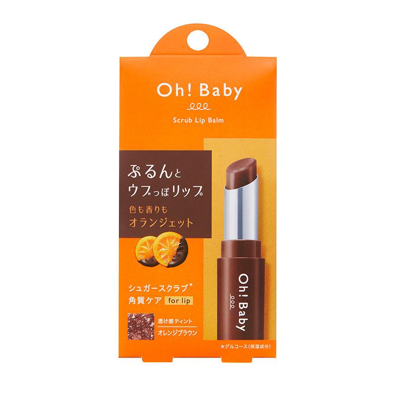 ハウスオブローゼ Oh Baby スクラブリップバーム OG オランジェット 4g オーベイビー リップクリーム ティント スクラブ 角質オフ