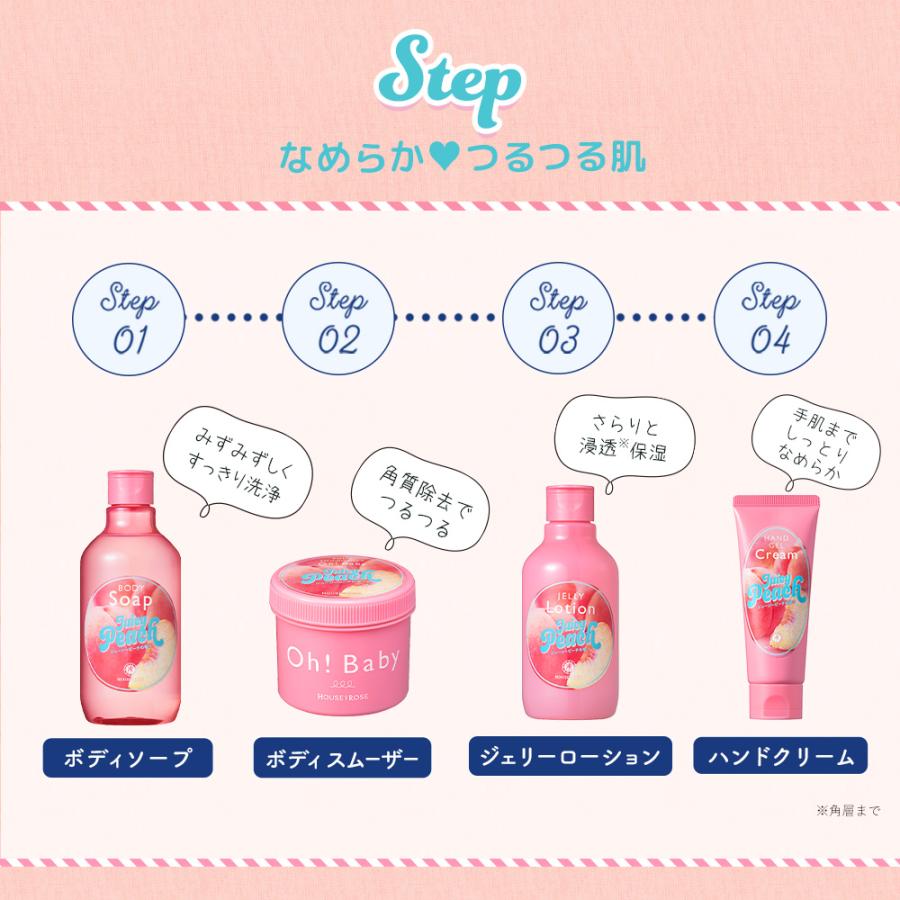 ハウスオブローゼ ボディスムーザー ローション ボディクリーム パック まとめ HOUSE OF ROSE（ハウスオブローゼ） ボディスクラブ ボディスムーザー