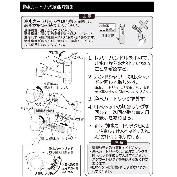 [正規品] TH658-1S 浄水カートリッジ(３個入)[TKGG38EV3(Z)/TKS05308JV3/TKS05308ZV3用] ハウステック 公式の画像
