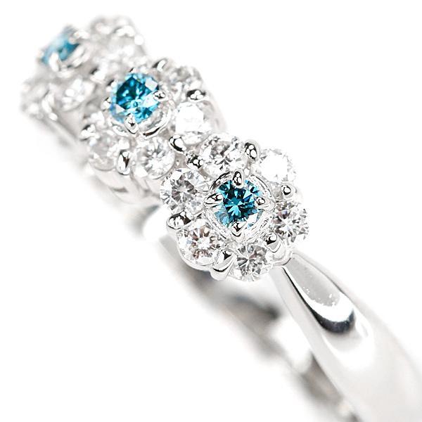 pt900 ブルーダイヤモンドリング ダイヤモンド0.10ct pt900 ブルーダイヤモンドリング ダイヤモンド0.10ct