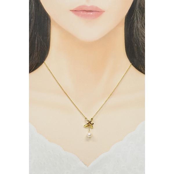 TASAKI タサキ 田崎真珠 アコヤパール ネックレス 6.9mm K18YG 