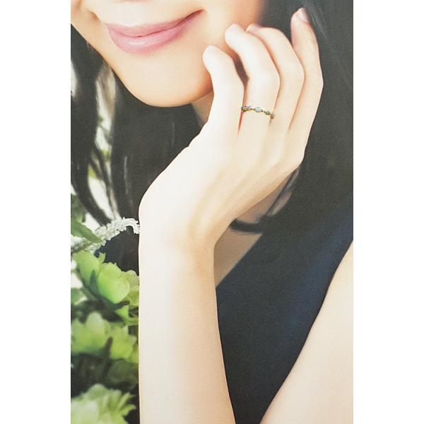 agete（アガット） オパール リング K14YG ブランド 送料無料 美品