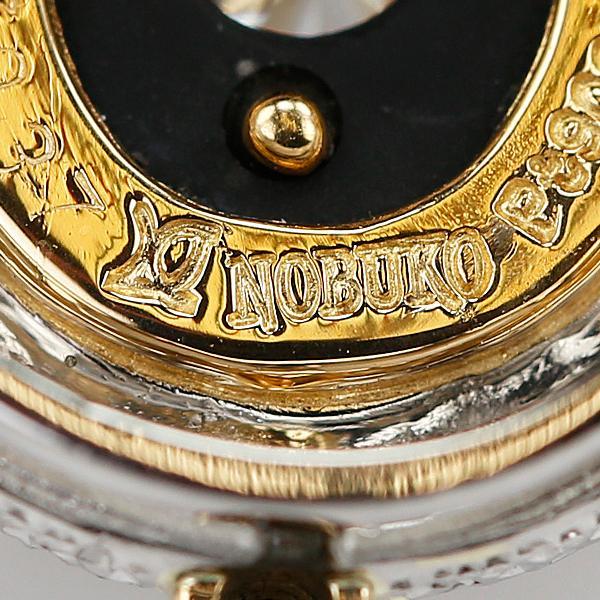 石川暢子 ダイヤモンド ネックレス オニキス K18YG Pt900 ペンダント  