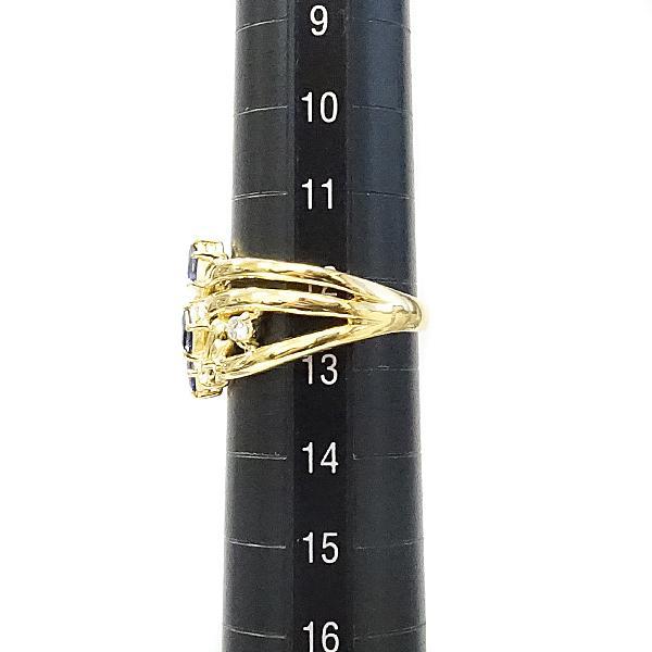 TASAKI タサキ サファイア ダイヤモンド K18YG 変形カット TASAKI タサキ サファイア ダイヤモンド K18YG 変形カット