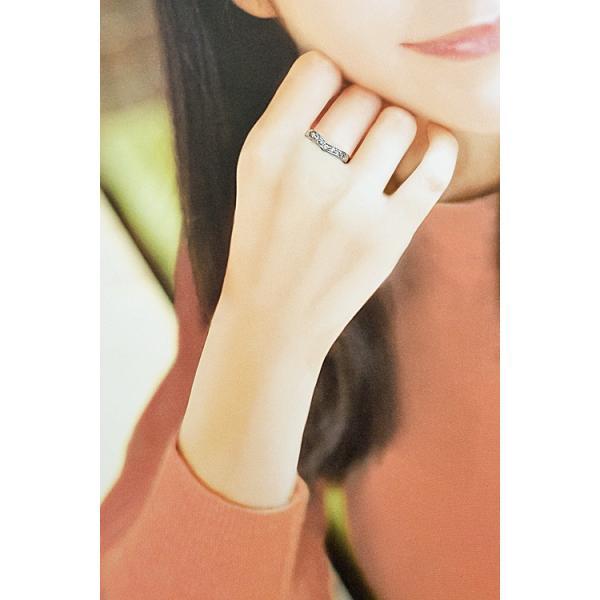 TIFFANY&Co.（ティファニー） ダイヤモンド Vバンド リング Pt950 V字