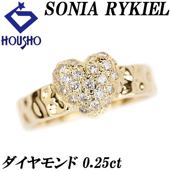 SONIA RYKIEL（ソニアリキエル） ダイヤモンド リング 0.25ct K18YG