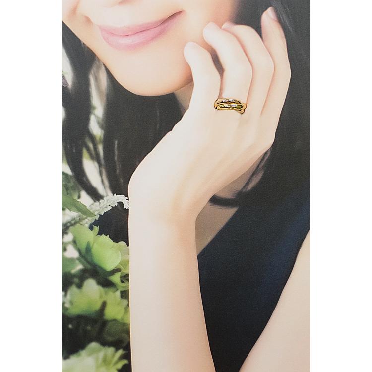 カルティエ　3連 トリニティリング 750YG/WG/PG 　K18 49号 TRINITY（Cartier） カルティエ トリニティ #49 K18YG WG PG 3連 地金