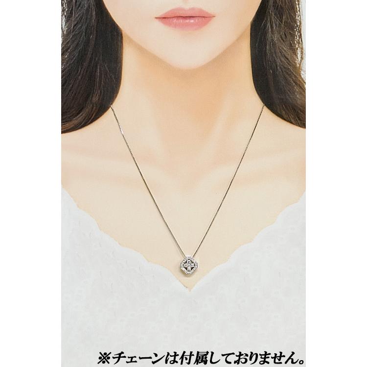 MIKIMOTO ミキモト ダイヤモンド ペンダントトップ K18WG ブランド 