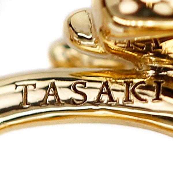 TASAKI タサキ 田崎真珠 アコヤパール ネックレス K18YG 花 蝶 TASAKI タサキ 田崎真珠 アコヤパール ネックレス K18YG 花 蝶