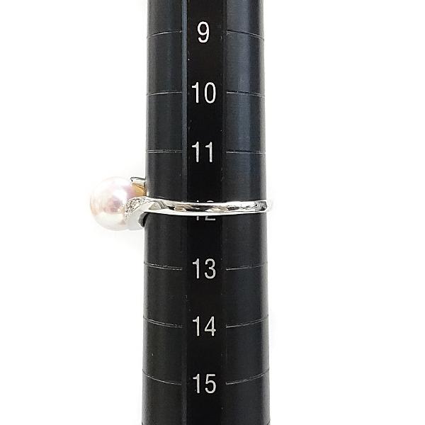 ミキモト アコヤパール リング ダイヤモンド Pt900 ブランド 送料無料  