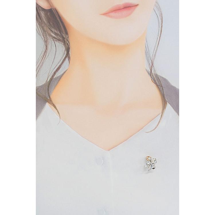 MIKIMOTO（ミキモト） アコヤパール ブローチ SV925 K18PG ブランド