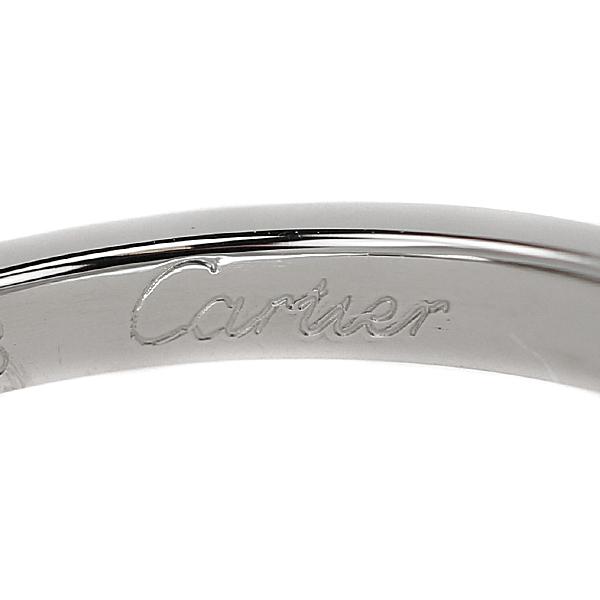Cartier カルティエ ダイヤモンド リング #48 Pt950 ブランド 送料無料